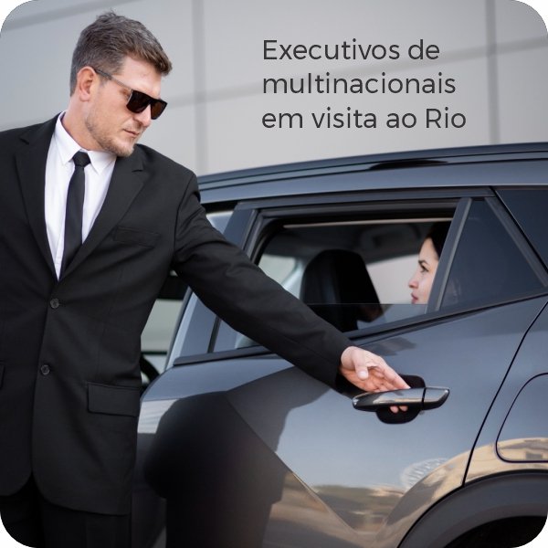 blindcar-Executivos de multinacionais em visita ao Rio